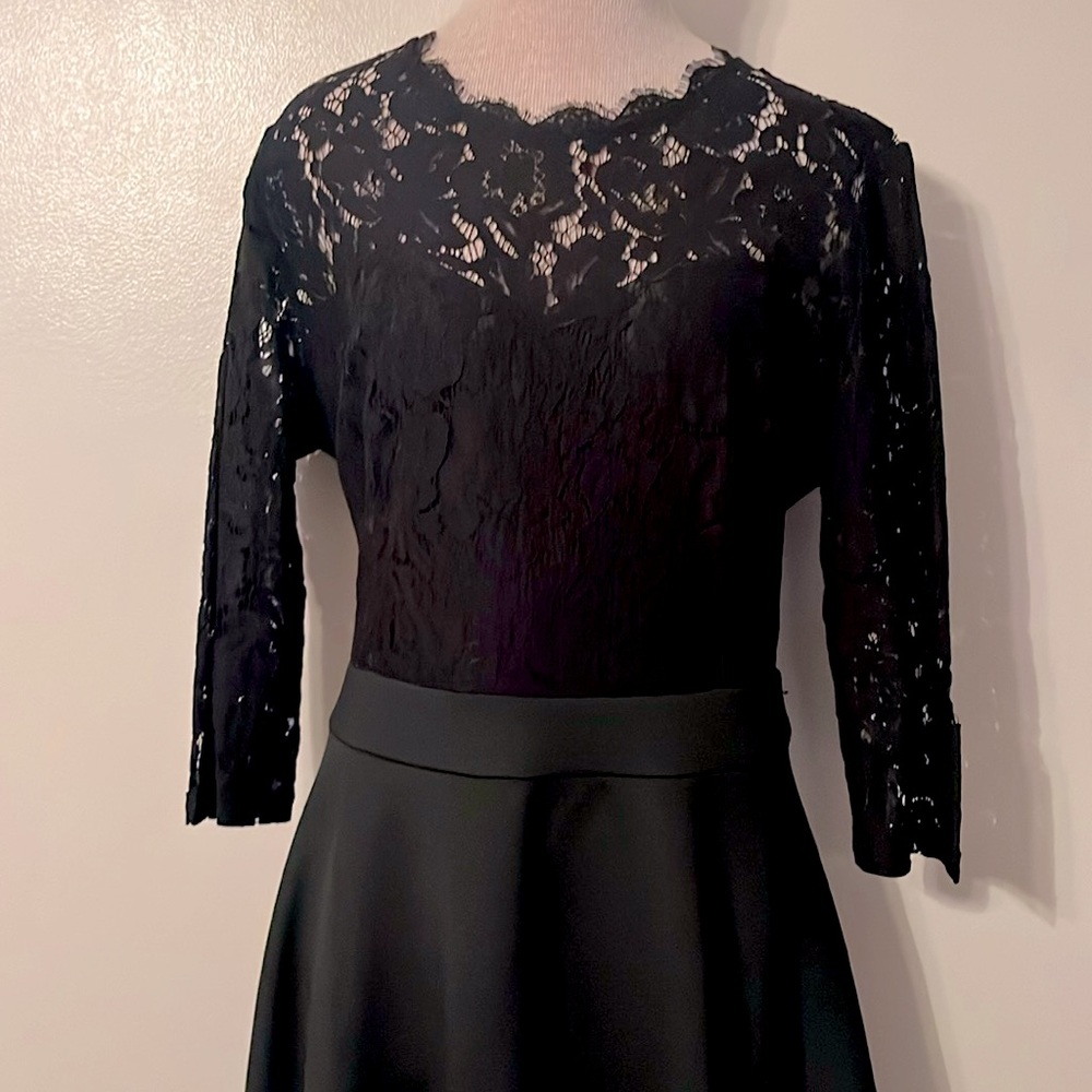 Black lace dress